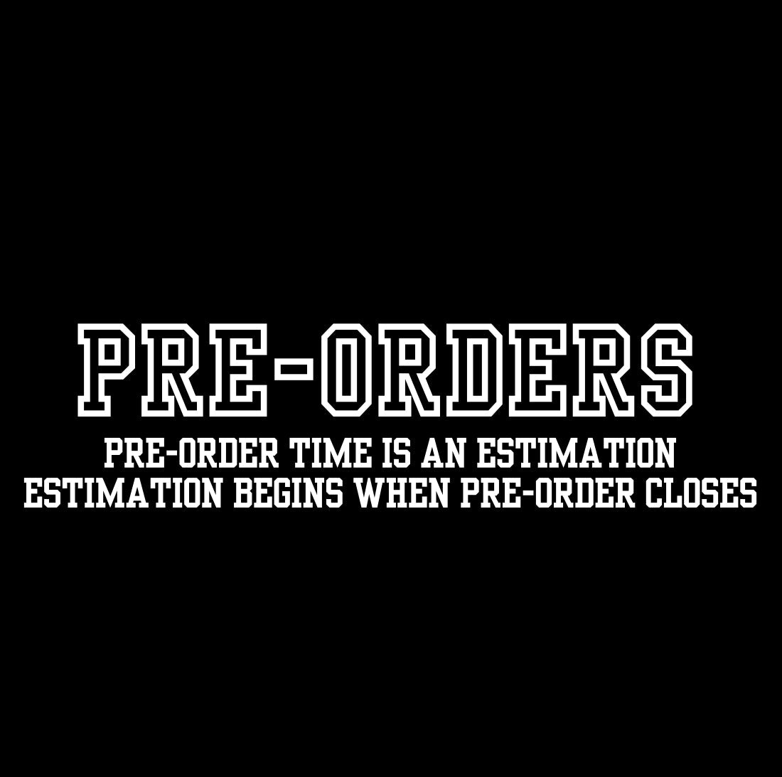 Preorders